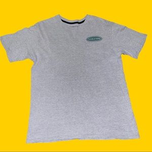 Volcom Heather Grey Green Graphic Tee